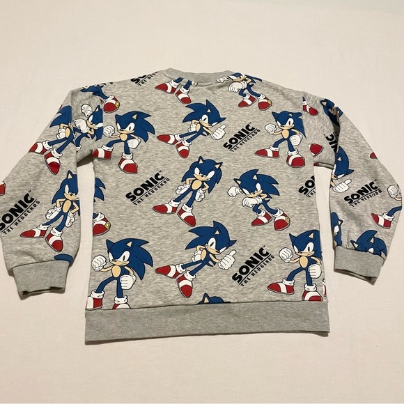 H&M Sonic the Hedgehog Sweatshirt Kids Size 8/10 - Picture 11 of 16